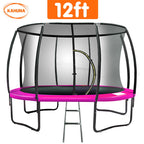 Kahuna 12ft Round Trampoline with Safety Enclosure