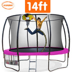 Kahuna 14ft Outdoor Trampoline with Basketball Set
