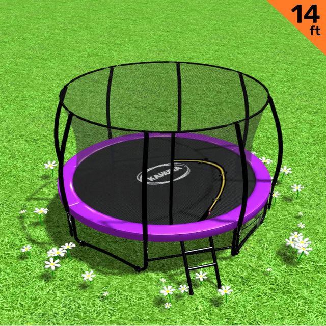 Kahuna 14ft Round Trampoline with Safety Features