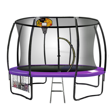 Kahuna 14ft Outdoor Trampoline with Basketball Set