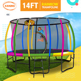Kahuna 14ft Outdoor Trampoline with Basketball Set