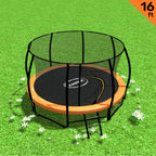 Kahuna 16ft Round Trampoline with Safety Enclosure