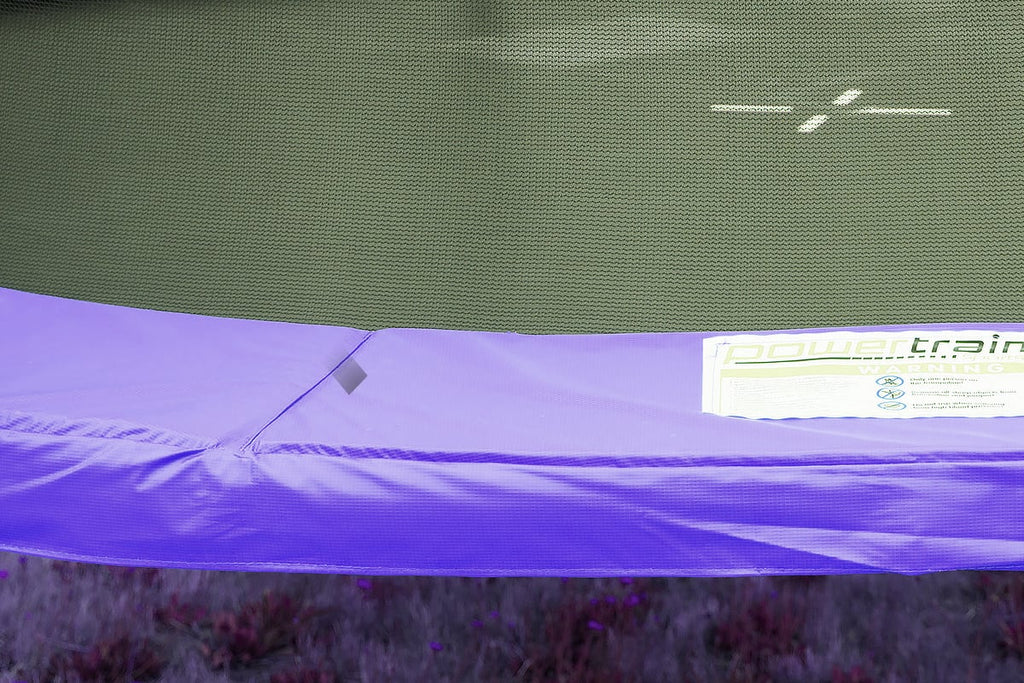 Kahuna 16ft Purple Trampoline with Ladder and Safety Net