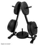 Powertrain A-Frame Weight Plate Storage Rack