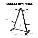 Powertrain A-Frame Weight Plate Storage Rack