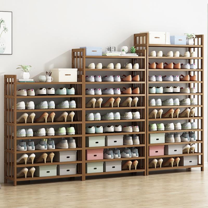 Elegant Multi-Tier Bamboo Shoe Rack