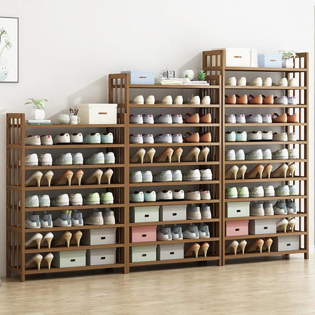Elegant Multi-Tier Bamboo Shoe Rack