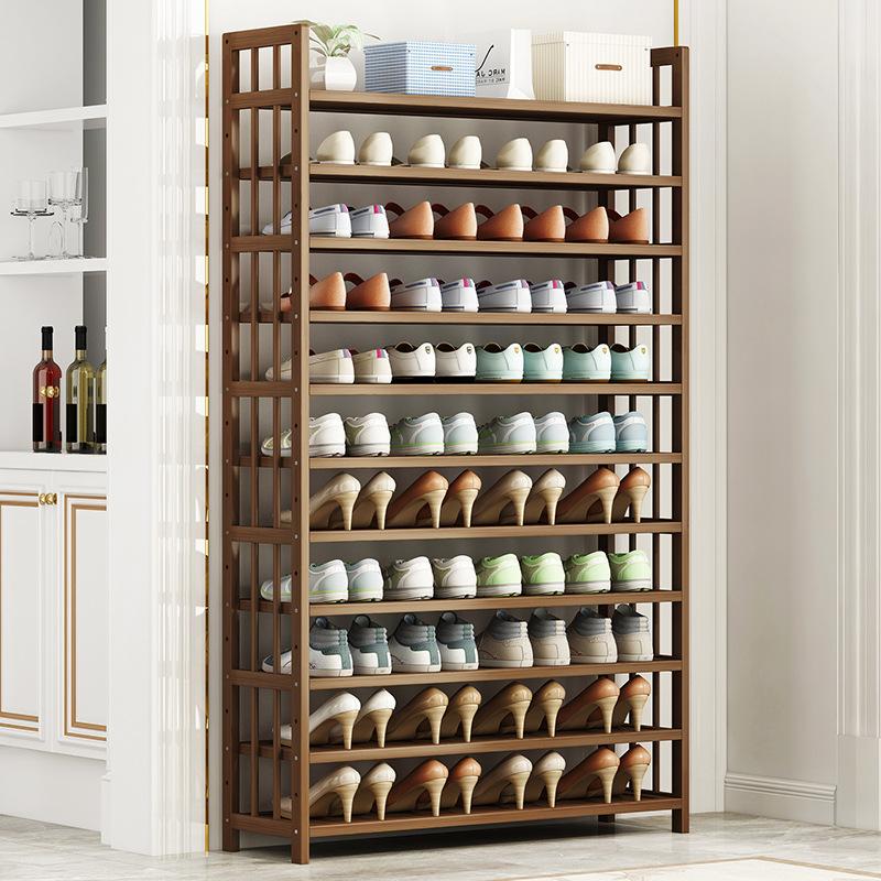 Elegant Multi-Tier Bamboo Shoe Rack