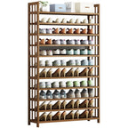 Elegant Multi-Tier Bamboo Shoe Rack
