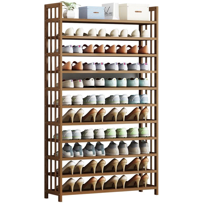 Elegant Multi-Tier Bamboo Shoe Rack