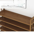 Elegant Multi-Tier Bamboo Shoe Rack