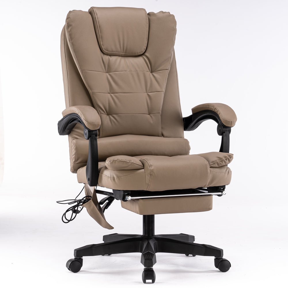Ergonomic 8-Point Massage Chair with Footrest
