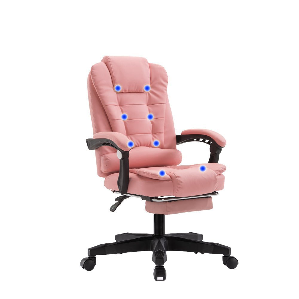 Ergonomic 8-Point Massage Chair with Footrest