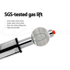 Elegant Red Leather Swivel Bar Stools