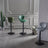 Sleek Adjustable PU Leather Swivel Bar Stools