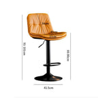 Modern PU Leather Swivel Bar Stools