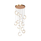 BAMDECOR Moon Stair Dimmable Chandelier