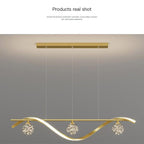 Luxury Hand Blown Glass LED Pendant Light