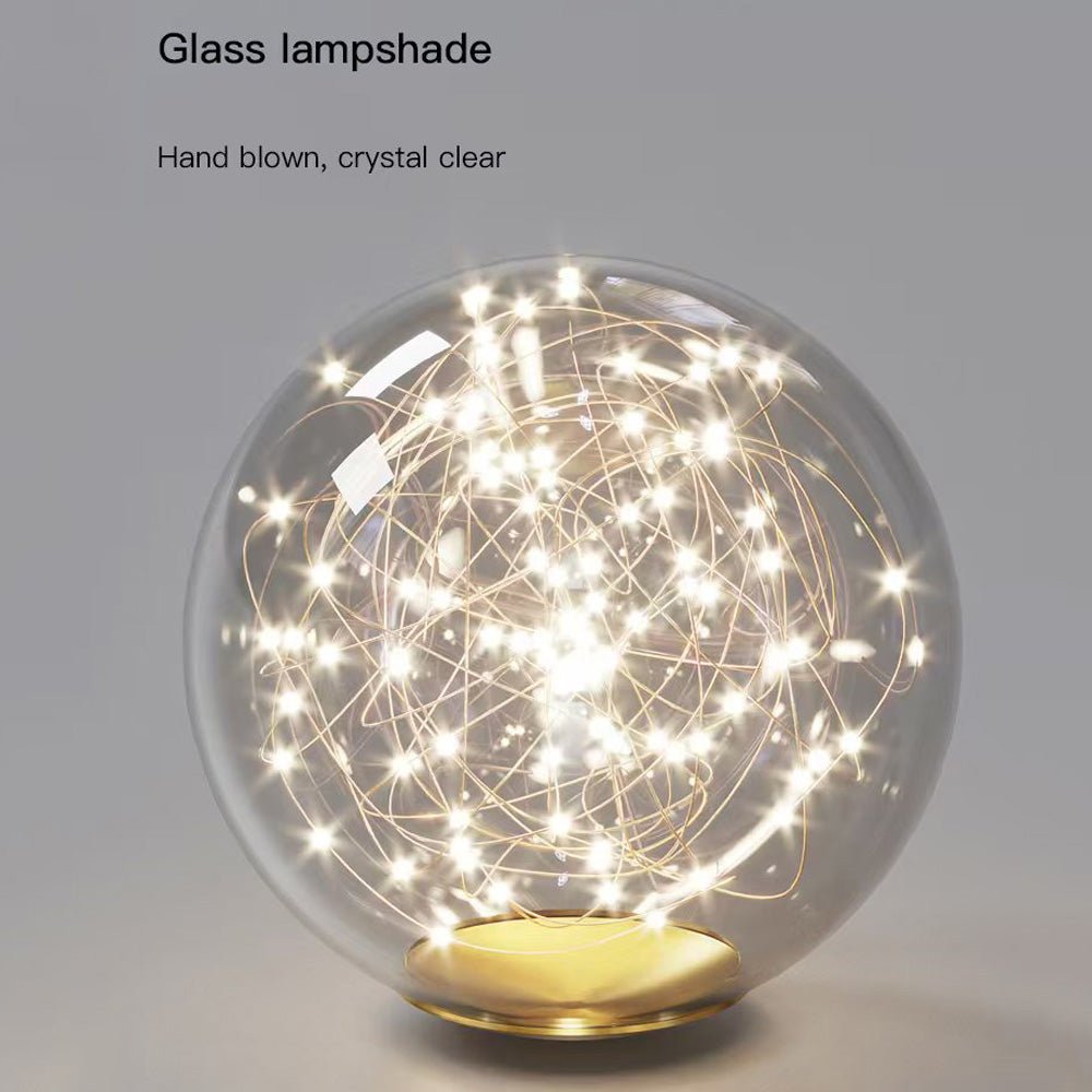 Luxury Hand Blown Glass LED Pendant Light