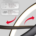 BAMDECOR A036 Adjustable Modern LED Pendant Light