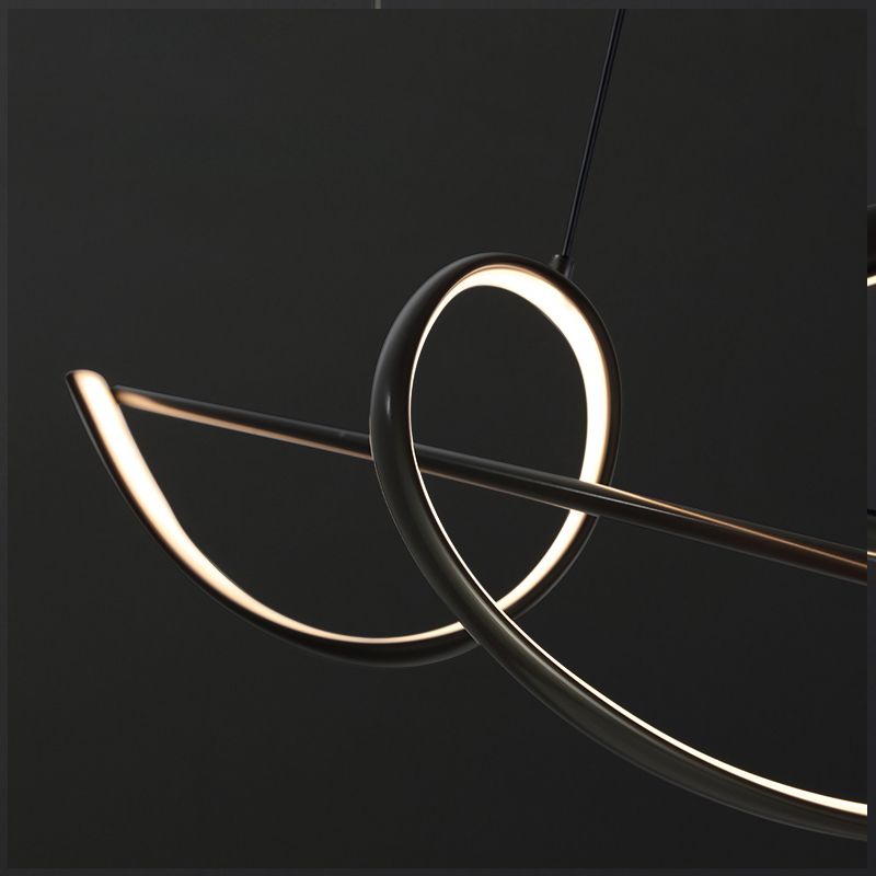 BAMDECOR A36 Dimmable LED Linear Chandelier