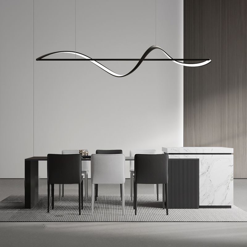 BAMDECOR A36 Dimmable LED Linear Chandelier