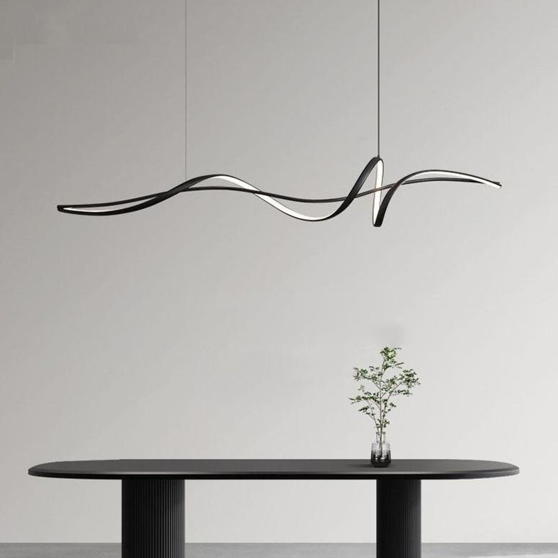 BAMDECOR A036 Dimmable LED Linear Pendant Light