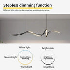 BAMDECOR A036 Dimmable LED Linear Pendant Light