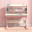 80cm Height Adjustable Children Kids Ergonomic Study Desk Only Pink