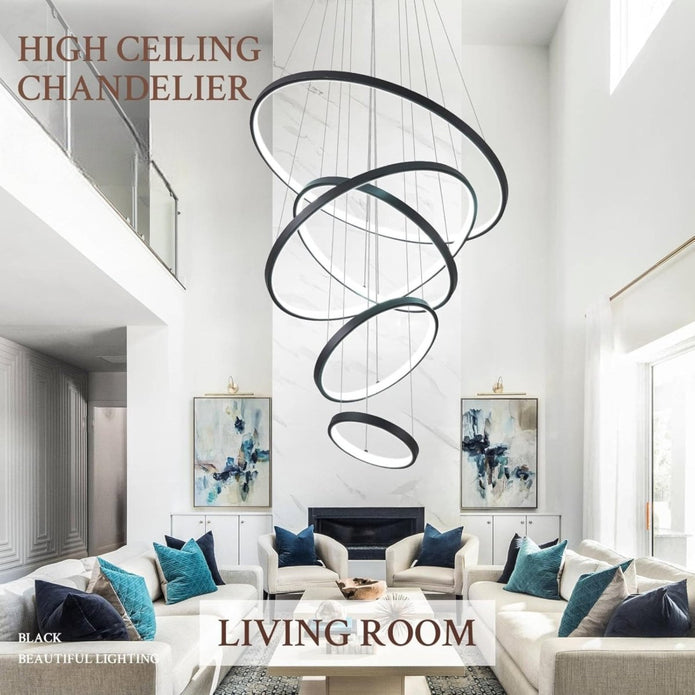 BAMDECOR A18801 Modern Dimmable LED Chandelier