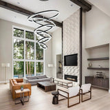 BAMDECOR A18815 Nordic Six-Ring Pendant Chandelier