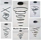 BAMDECOR A18815 Nordic Six-Ring Pendant Chandelier