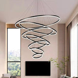 BAMDECOR A18815 Modern 7-Ring Pendant Chandelier