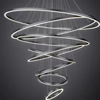 BAMDECOR A18815 Nordic Eight-Ring Pendant Lamp