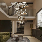 BAMDECOR A18815 Nordic Eight-Ring Pendant Lamp