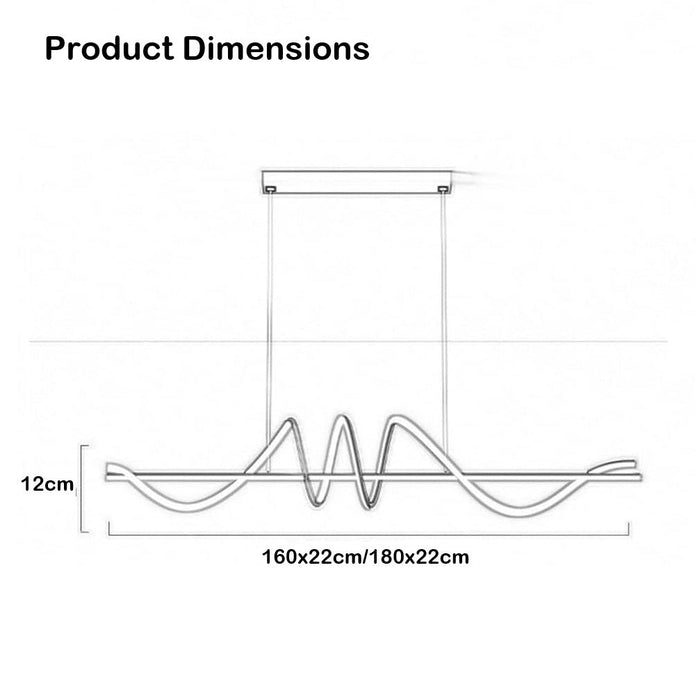 BAMDECOR A202 Modern Dimmable LED Pendant Light
