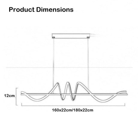 BAMDECOR A202 Modern Dimmable LED Pendant Light