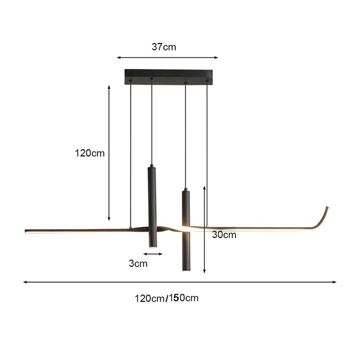 BAMDECOR A206 Modern Scandinavian Pendant Light