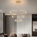 BAMDECOR Colette Modern 3-Ring Ceiling Chandelier