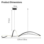 BAMDECOR A210 Modern Dimmable LED Pendant Light