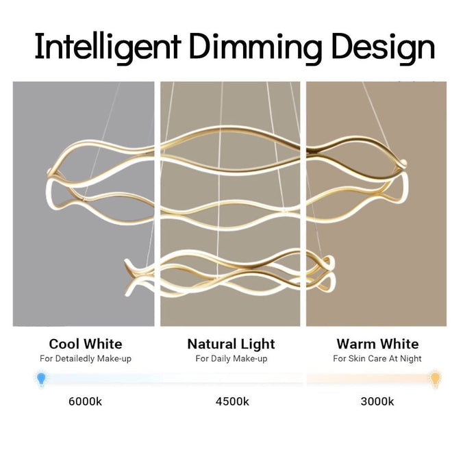 BAMDECOR A212/2 Modern Aluminum Pendant Light