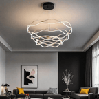 BAMDECOR A212/3 Modern Wavy Aluminum Light Fixture