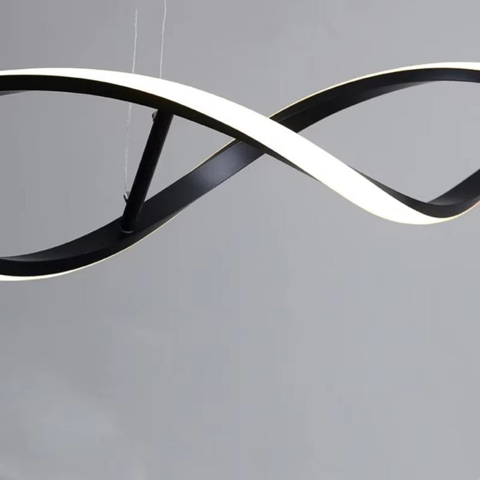 BAMDECOR Adjustable Modern Black Pendant Light