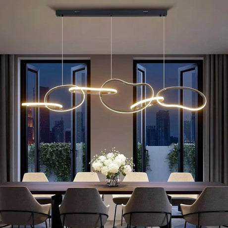 BAMDECOR Nordic Minimalist Adjustable LED Chandelier