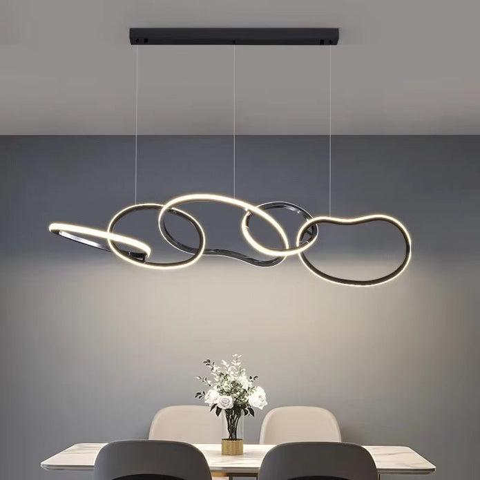BAMDECOR Nordic Minimalist Adjustable LED Chandelier