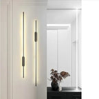 BAMDECOR Modern Minimalist Black LED Wall Sconce