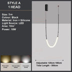 BAMDECOR Minimalistic Retro LED Pendant Lamp