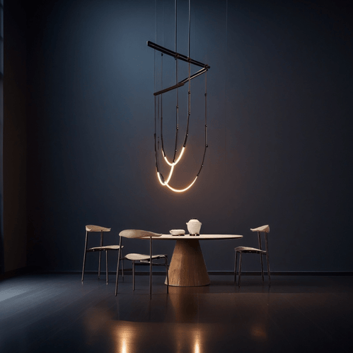 BAMDECOR Minimalistic Retro LED Pendant Light