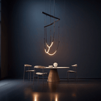 BAMDECOR Minimalistic Retro LED Pendant Light