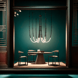 BAMDECOR Minimalistic Retro LED Pendant Light